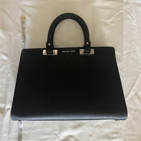 quinn large satchel michael kors|Quinn Large Saffiano Leather Satchel .